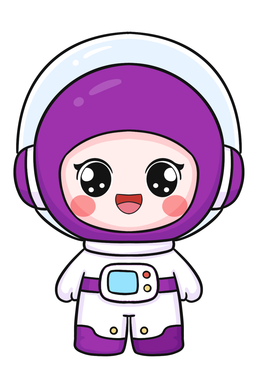 卡通宇航员